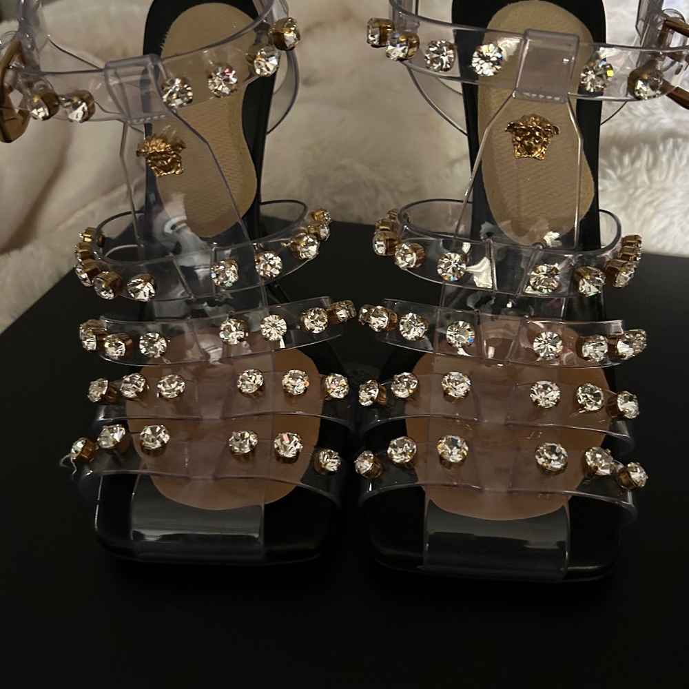 Versace Crystal Stilettos
